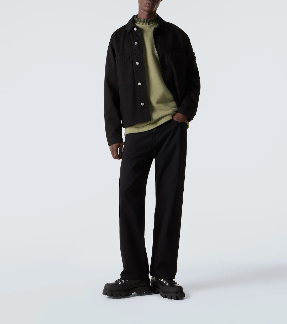 Stone Island - Compass cotton fleece sweatshirt