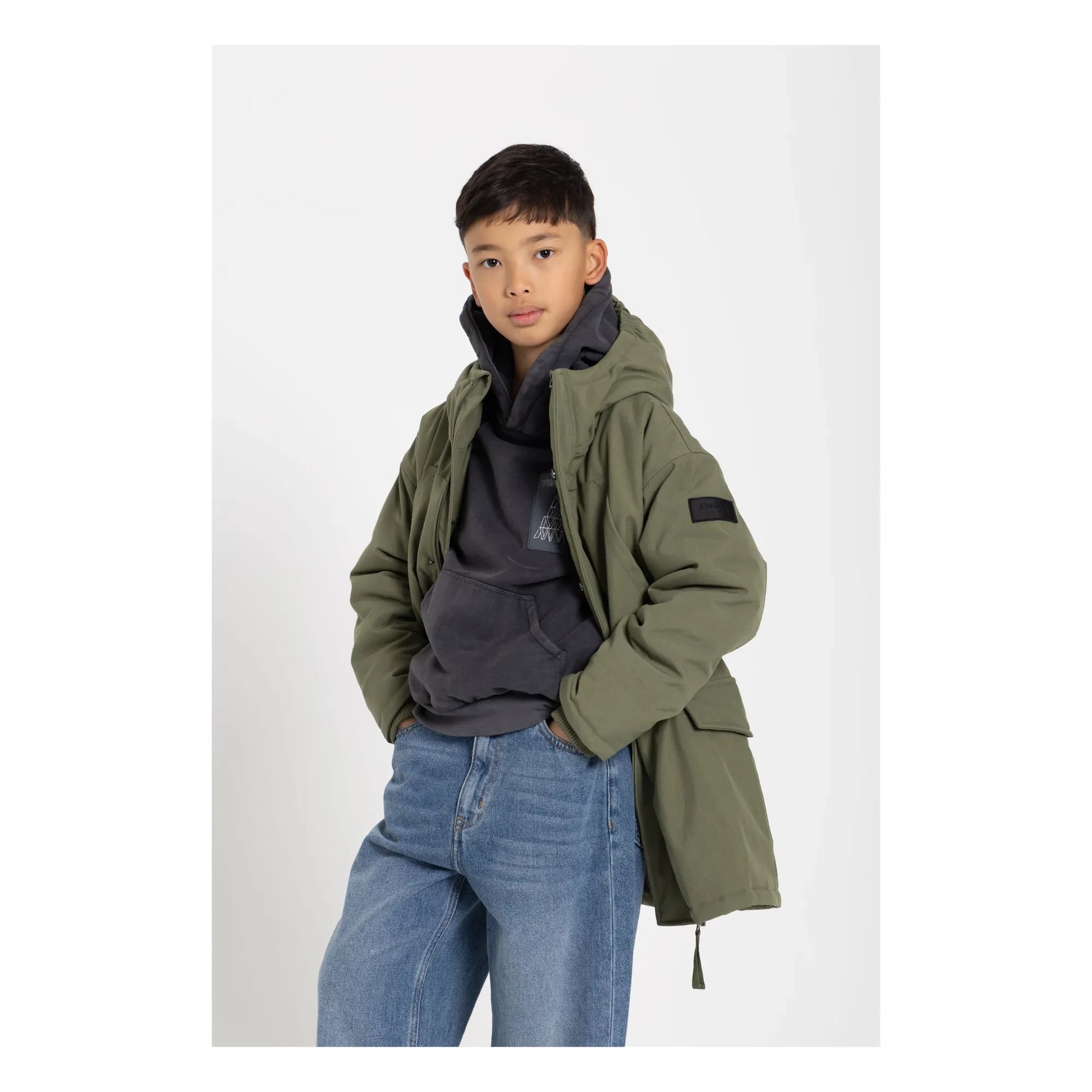 Finger in the nose - Oden Quilted Lined Parka | Khaki