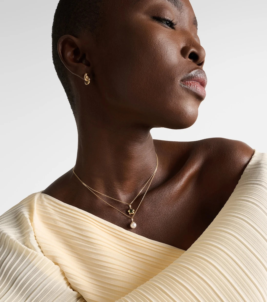 Stone and Strand - Essential 18kt gold necklace with pearl