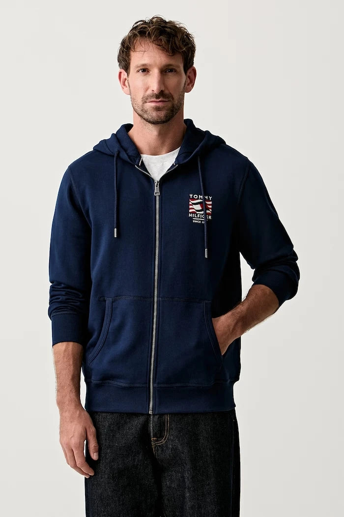 Tommy Hilfiger суичър с качулка мъжки от памук