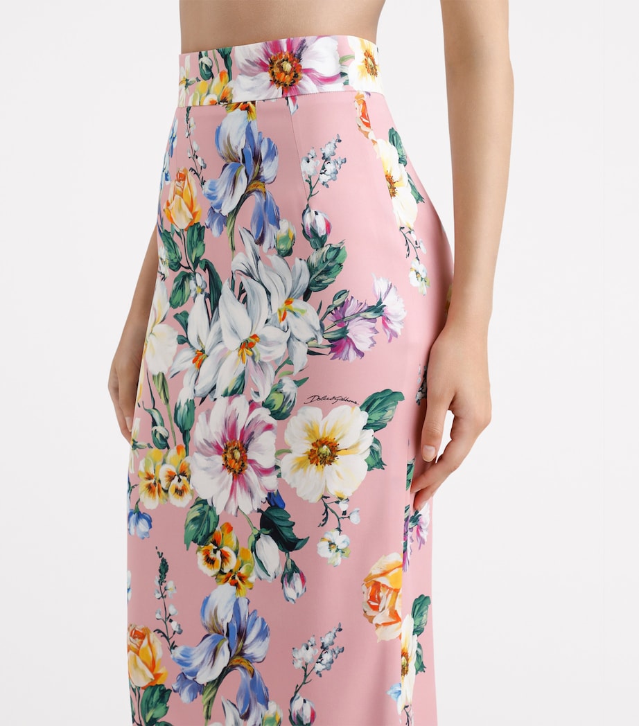 Floral Midi Skirt