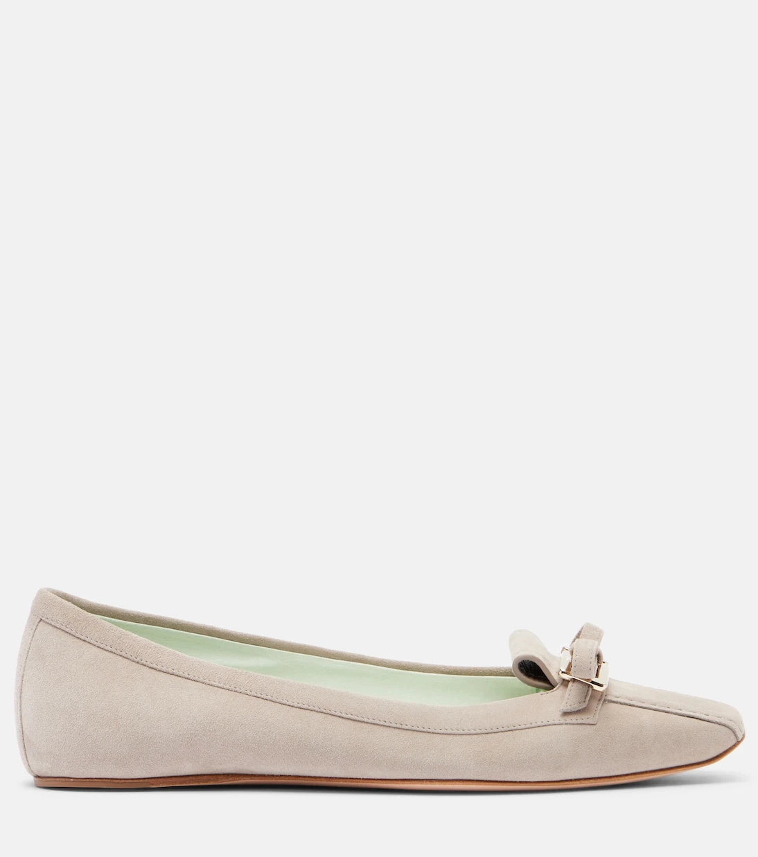 Roger Vivier - Trompette suede ballet flats