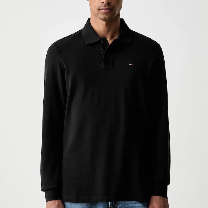 Tommy Jeans erkek pamuklu uzun kollu bluz