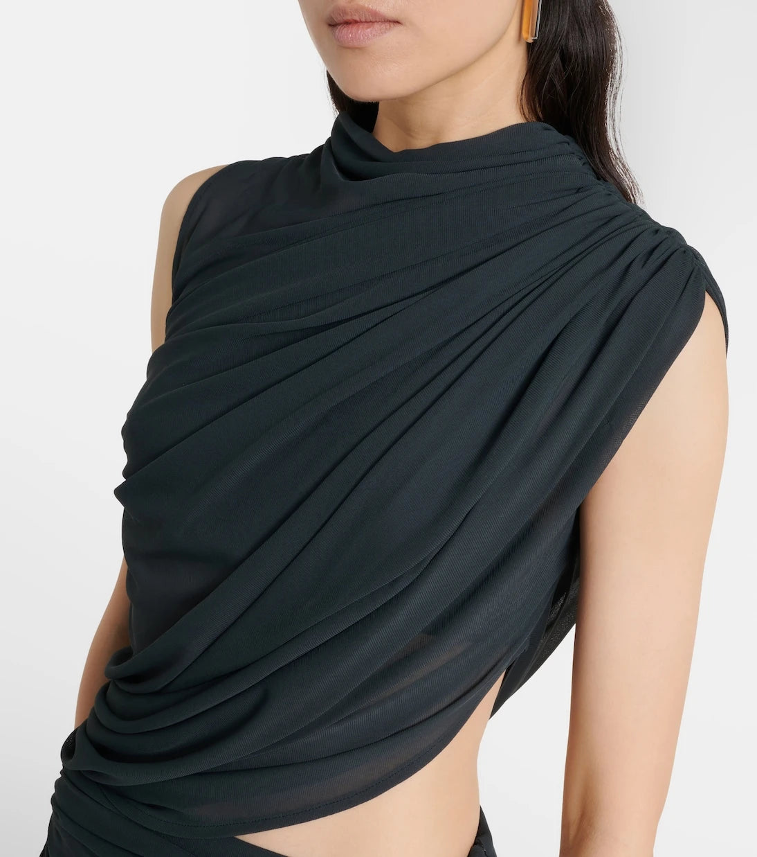 Proenza Schouler - Irma cutout draped jersey midi dress
