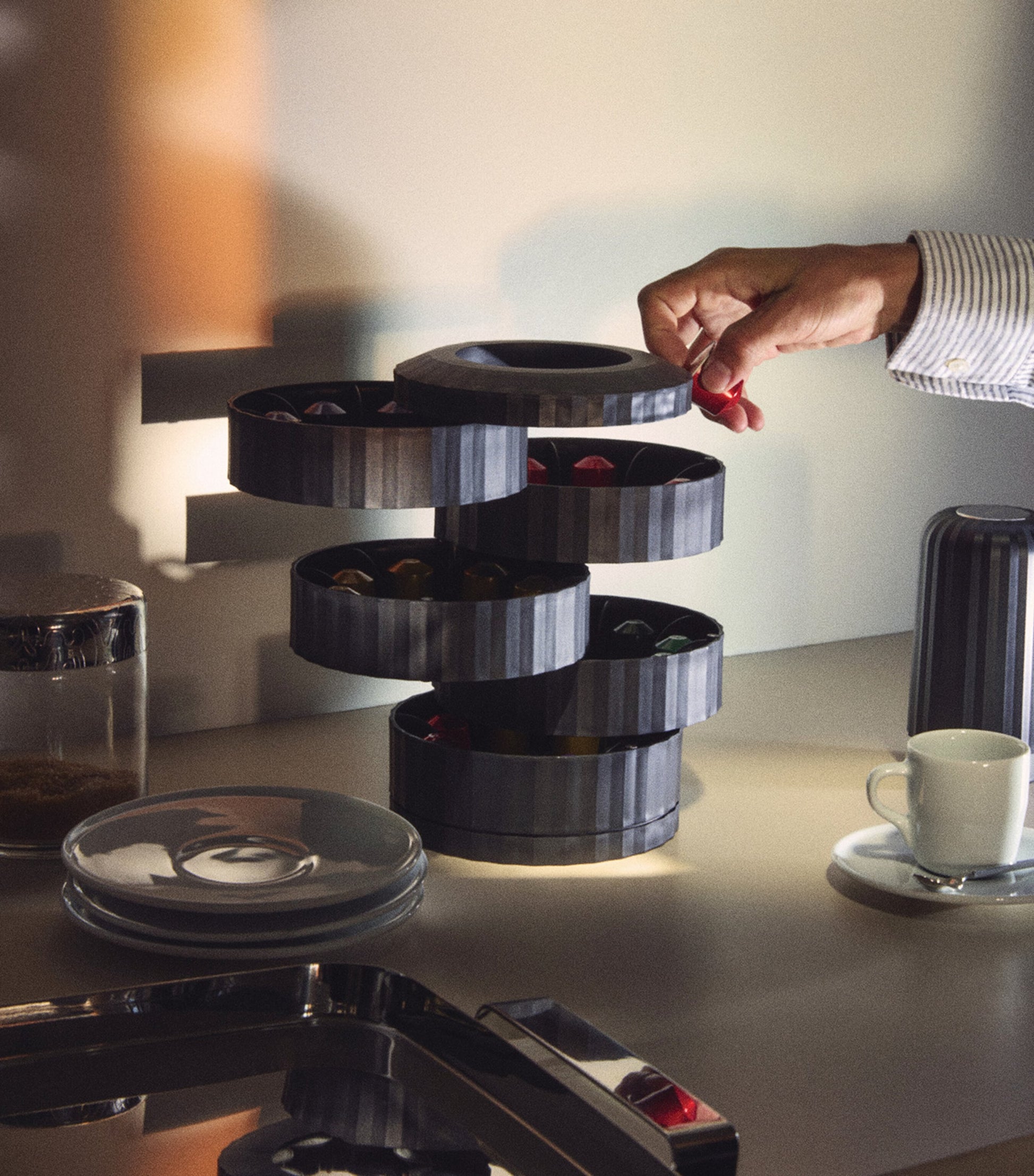 Plissé Coffee Capsule Holder