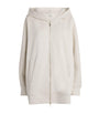 Max Mara White Cotton-Blend Jersey Hoodie