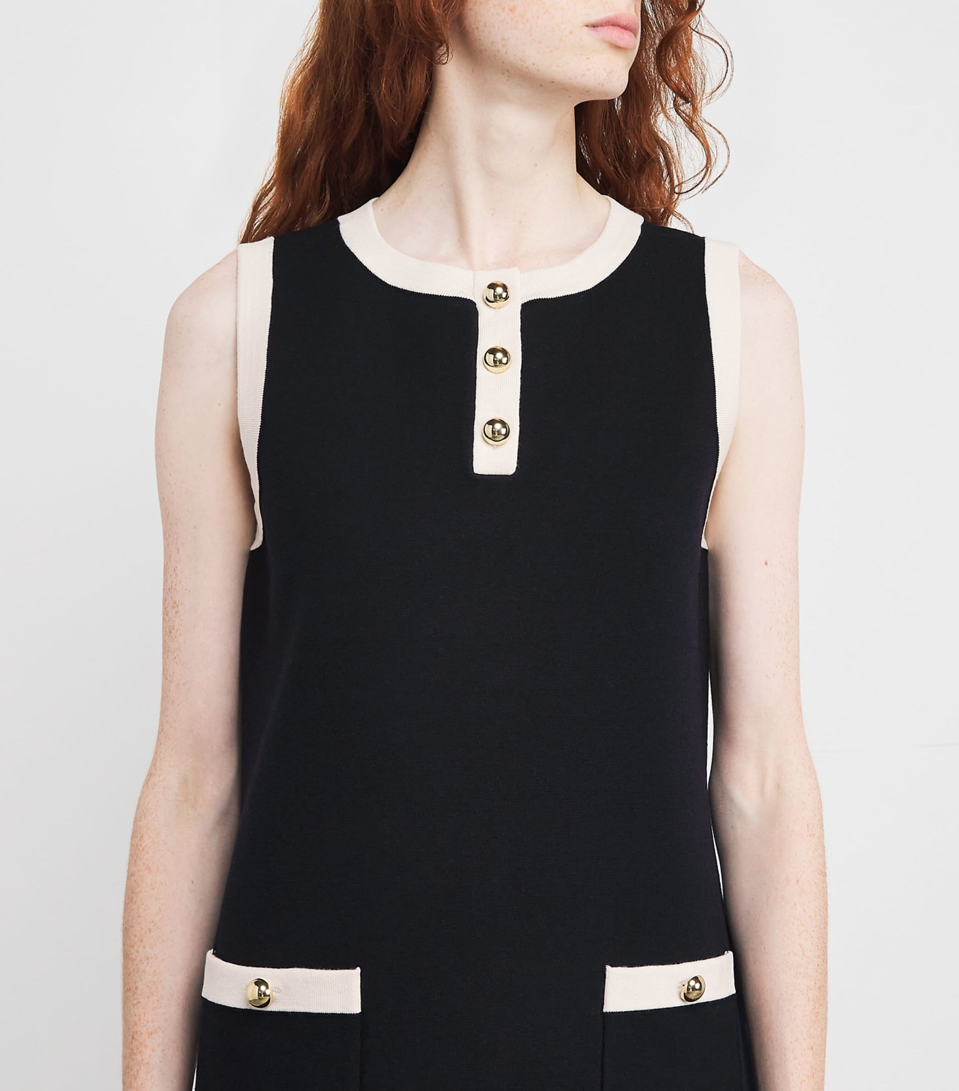 FRAME Wool-Blend The Mixed Mini Dress