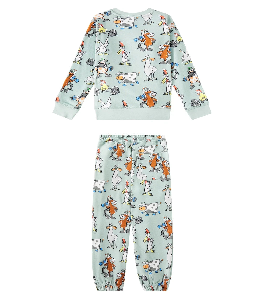 Stella McCartney Kids - Printed cotton sweatshirt and sweatpants set
