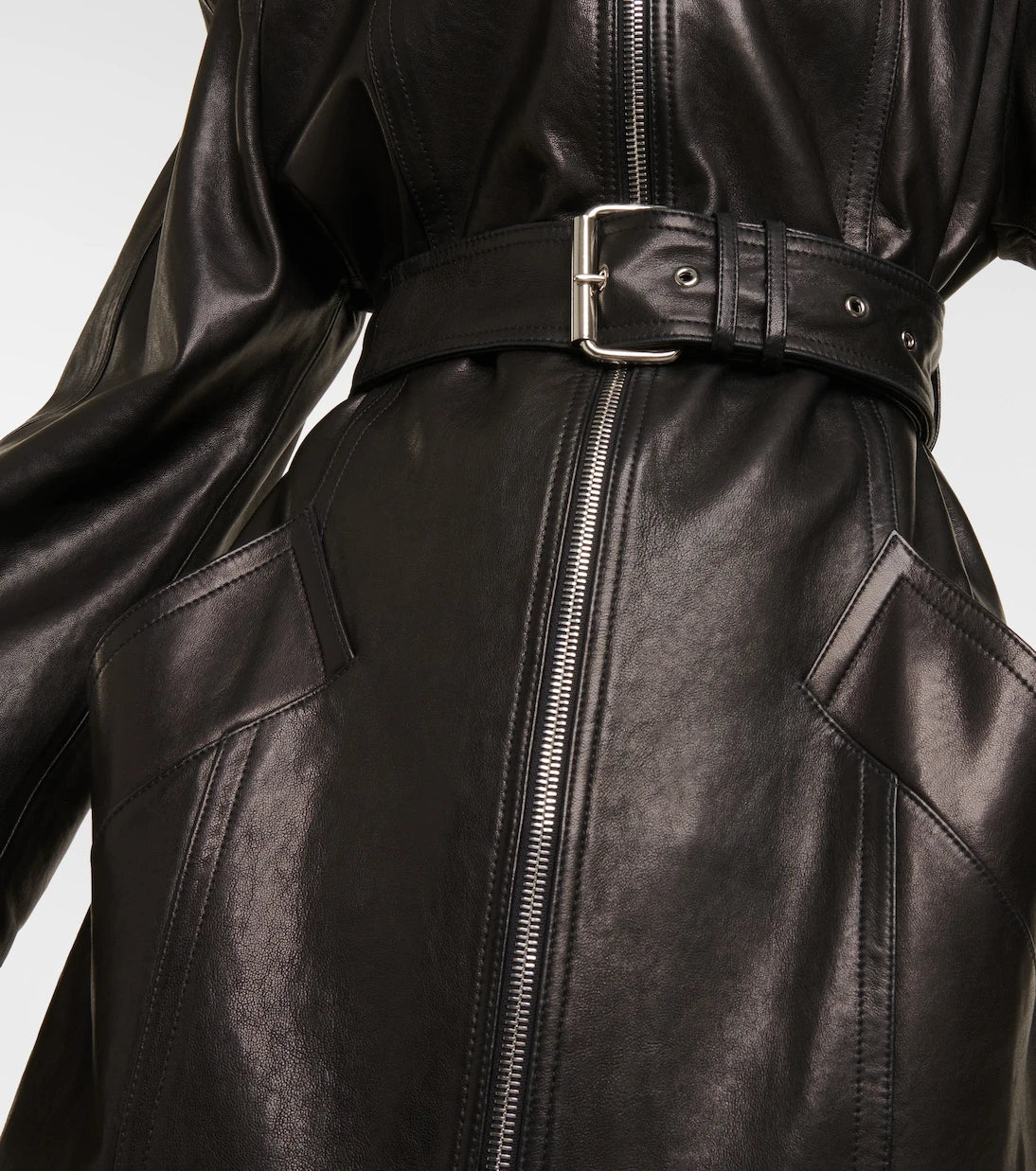 Khaite - Bobbie leather coat