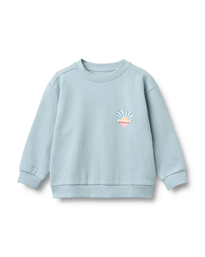 Wheat pamuk çocuk sweatshirt