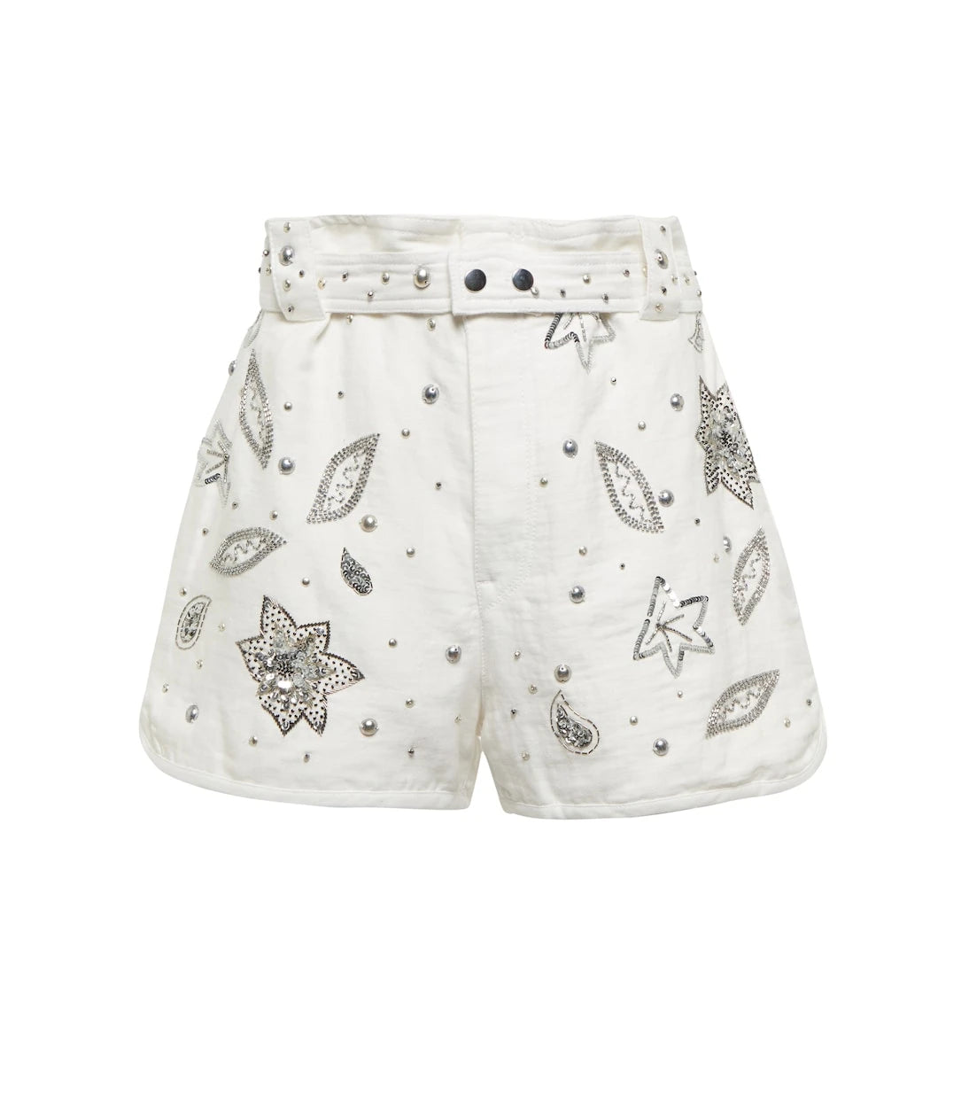 Isabel Marant - Cotton and linen shorts