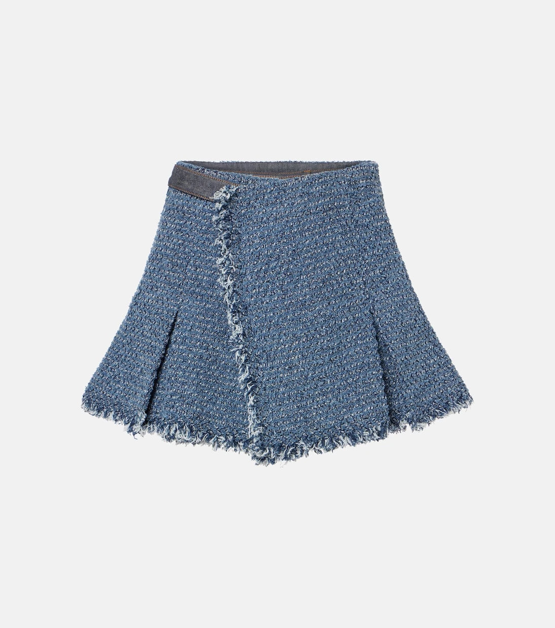 Sacai - Punching denim shorts