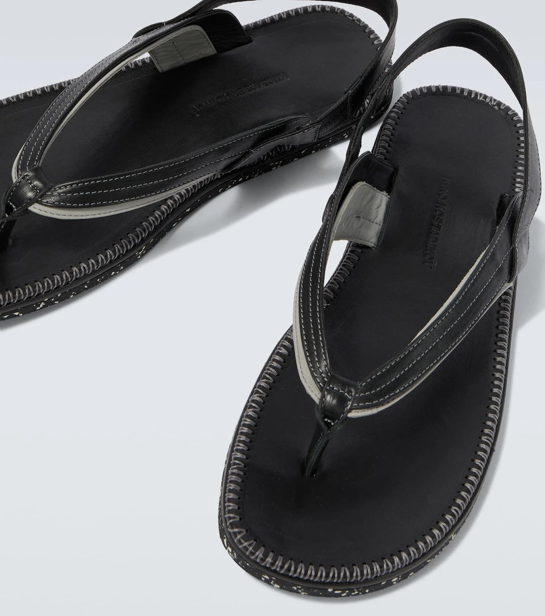 Kiko Kostadinov - Andras leather thong sandals