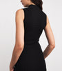 Claudie Pierlot Black Wool-Blend Rollneck Mini Dress