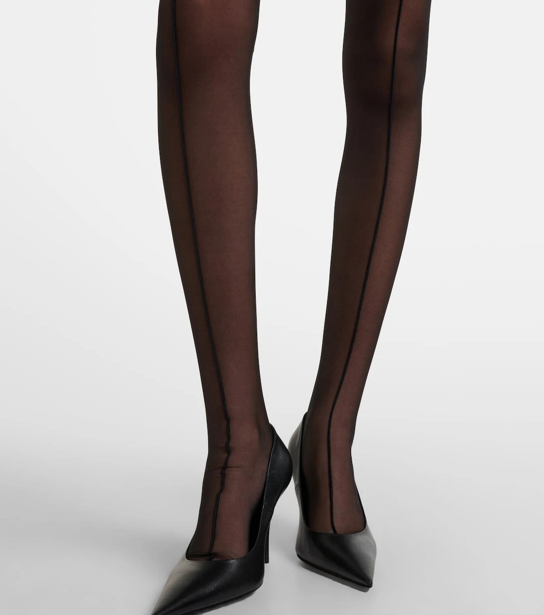 Mugler - re/edit sheer tulle tights