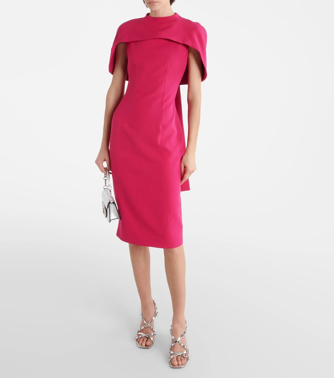 Safiyaa - Caped midi dress
