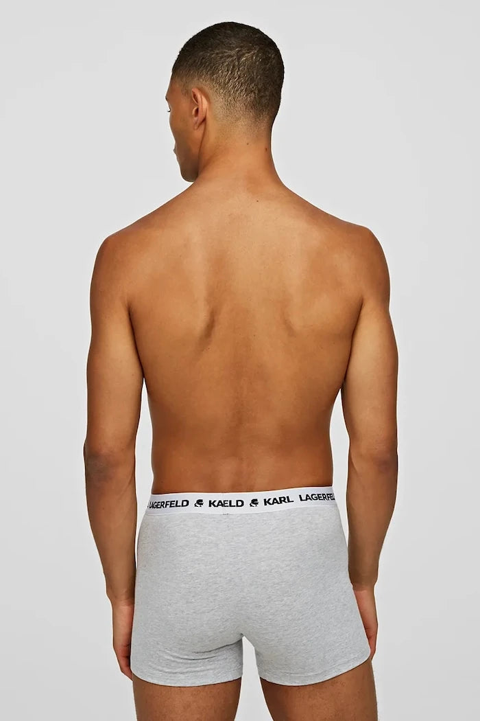 Karl Lagerfeld pamuklu elastan erkek boxer 3'lü