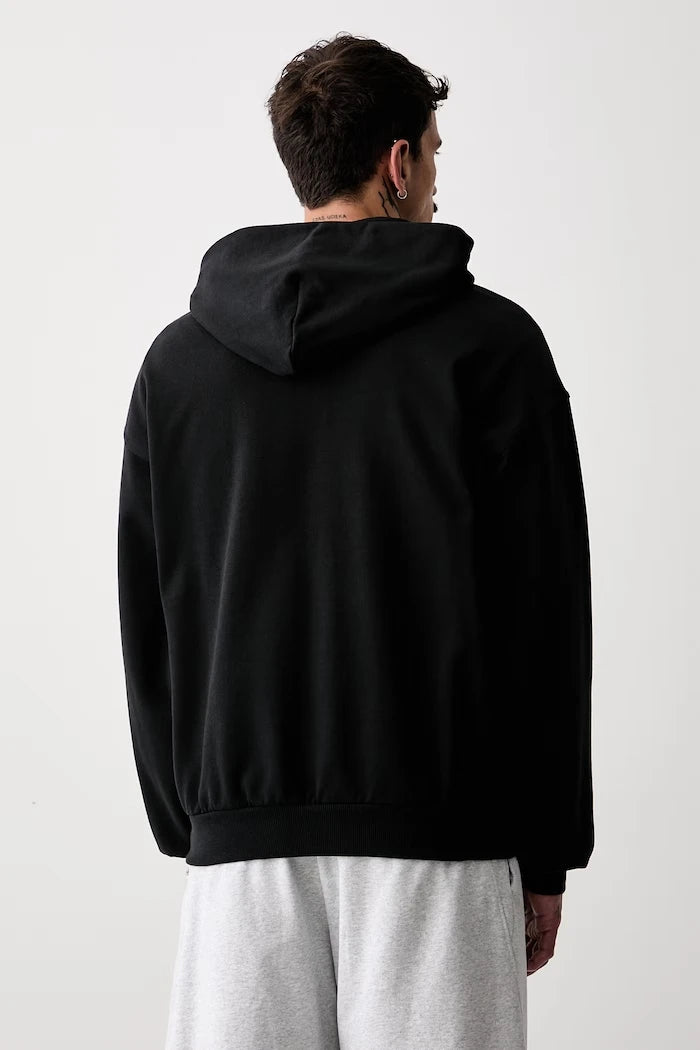 adidas erkek pamuklu fermuarlı kapüşonlu sweatshirt