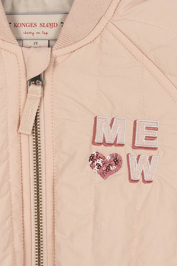 Детско яке бомбър Konges Sløjd JUNO KITTY BOMBER JACKET