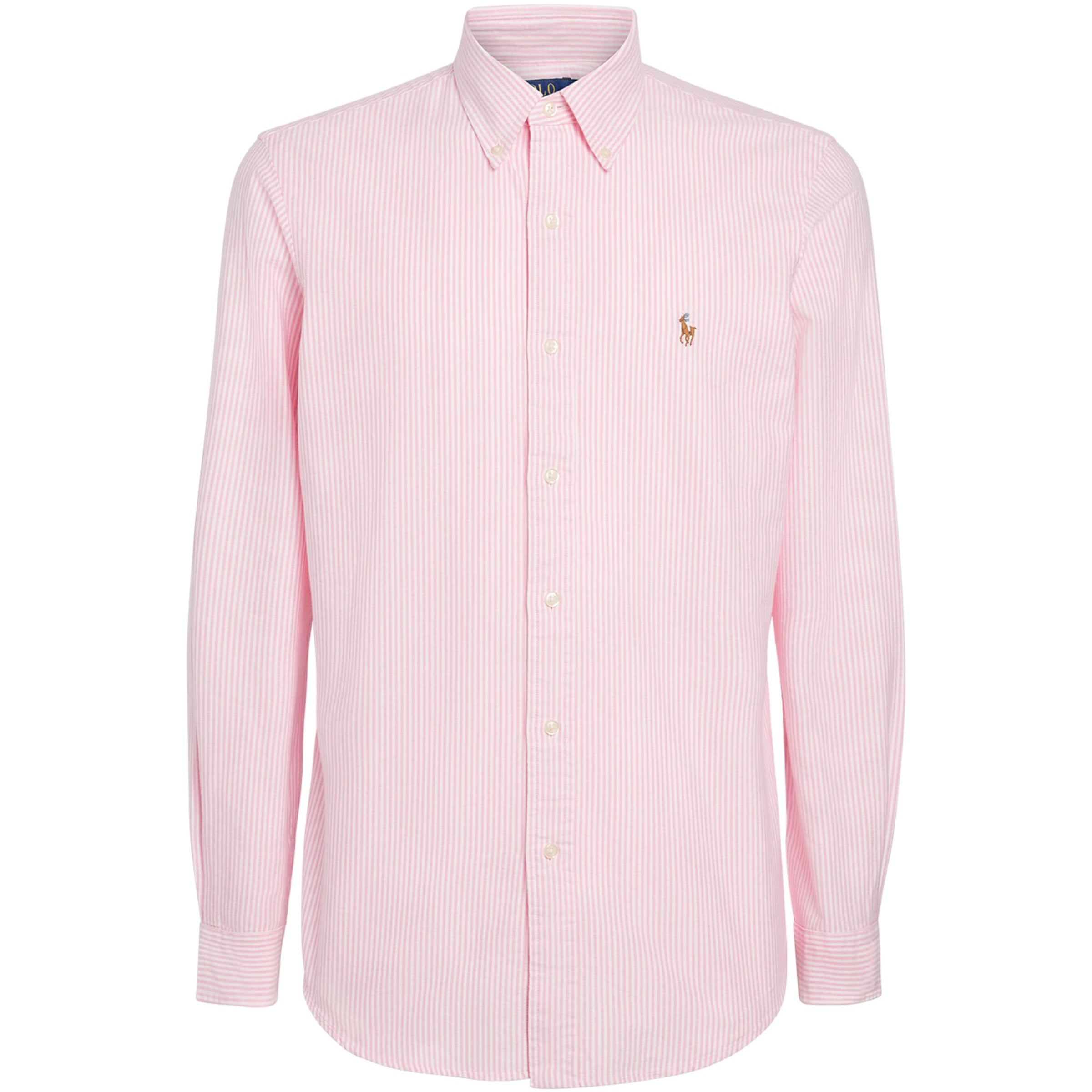 Cotton Striped Oxford Shirt