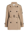 Max Mara Beige Double-Breasted Raincoat