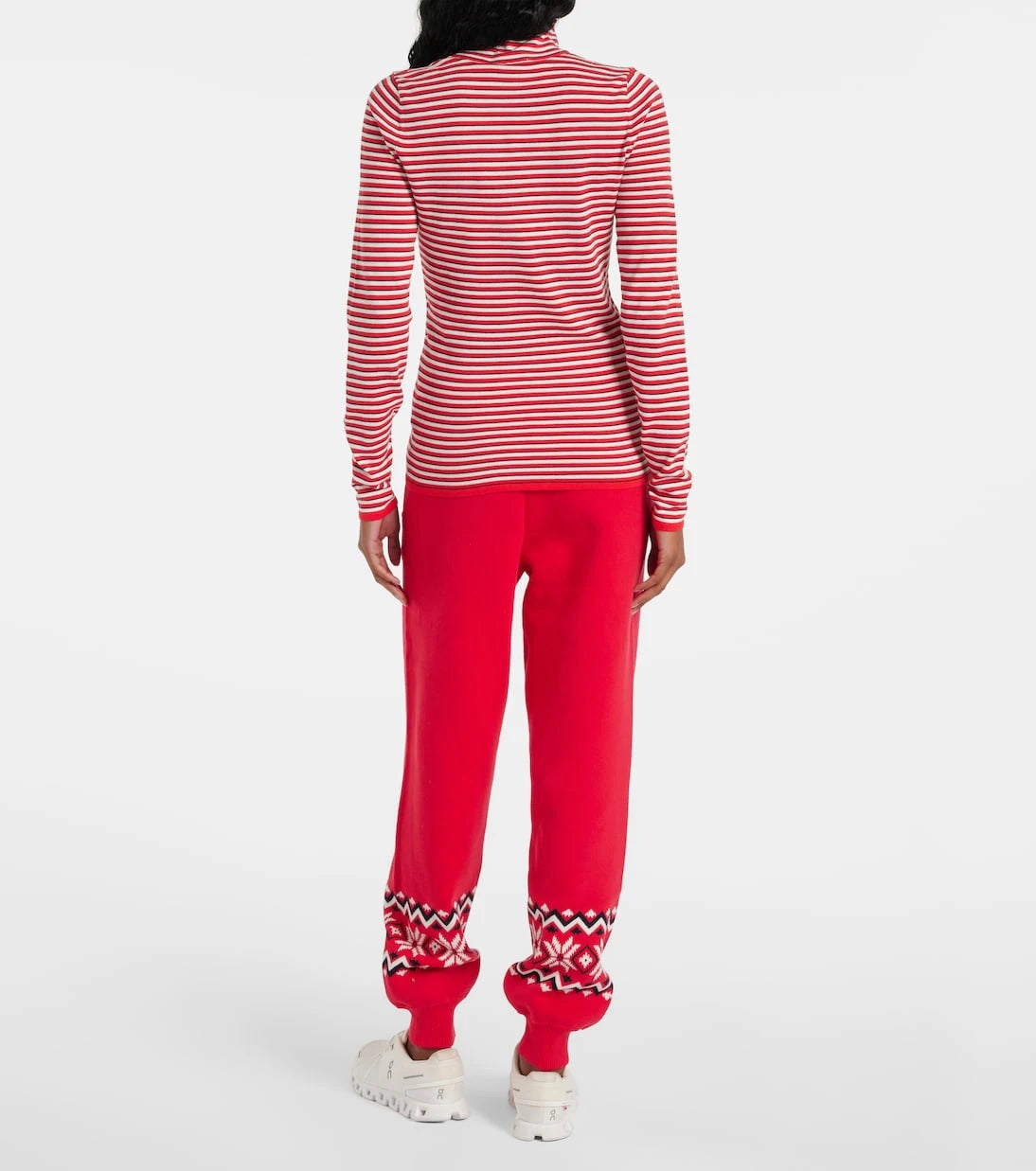 The Upside - Raie striped cotton turtleneck top