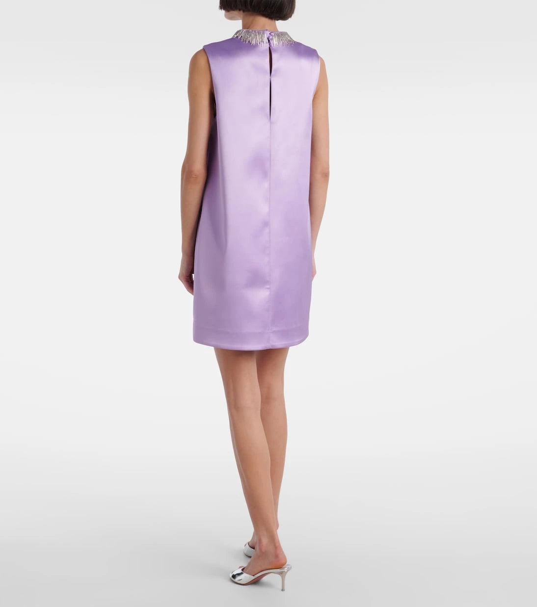 Alémais - Laverne embellished satin minidress