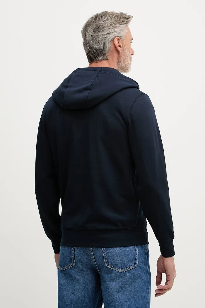 Tommy Hilfiger Erkek Pamuklu Fermuarlı Kapüşonlu Sweatshirt