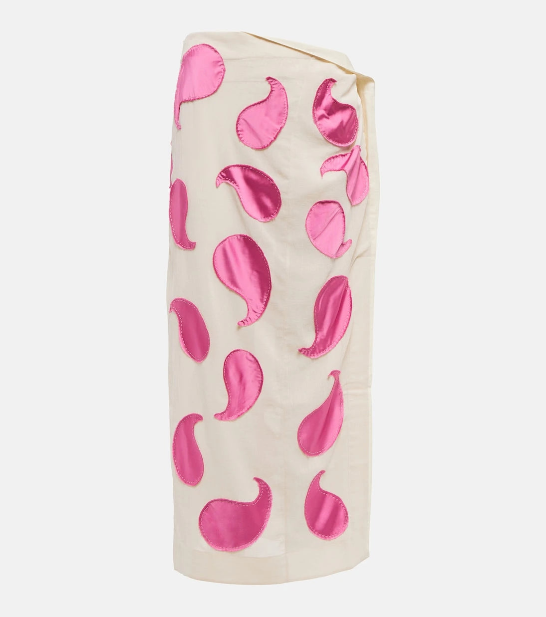 Jacquemus - La Jupe Draggiu appliquéd midi skirt