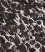CAMILLA AND MARC Brown Leopard Print Plumage Top