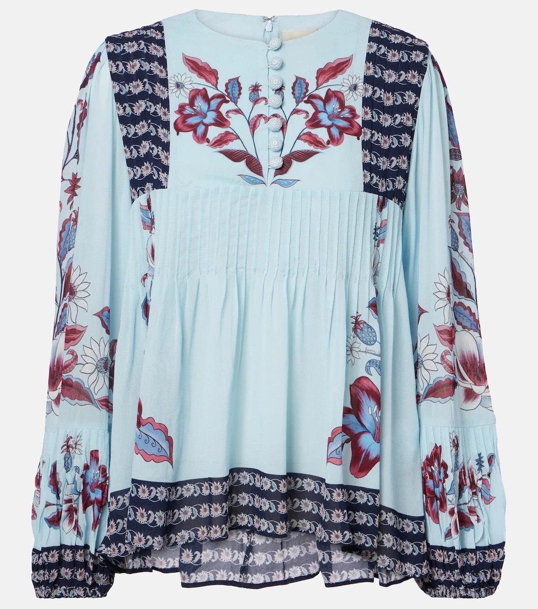 Farm Rio - Marcelle pleated blouse