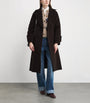Claudie Pierlot Brown Wool-Blend Belted Coat