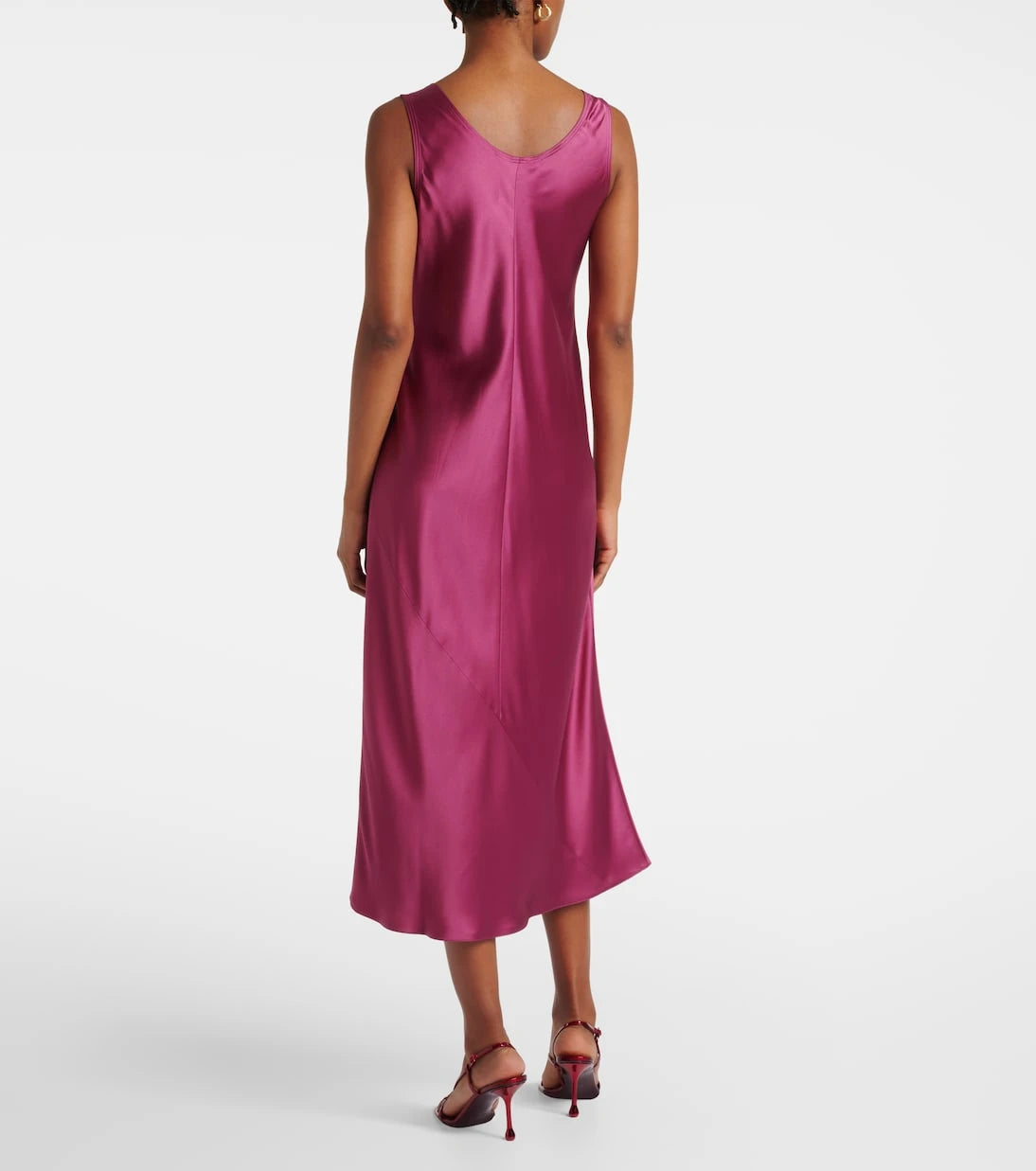 Max Mara - Banjo silk satin midi dress