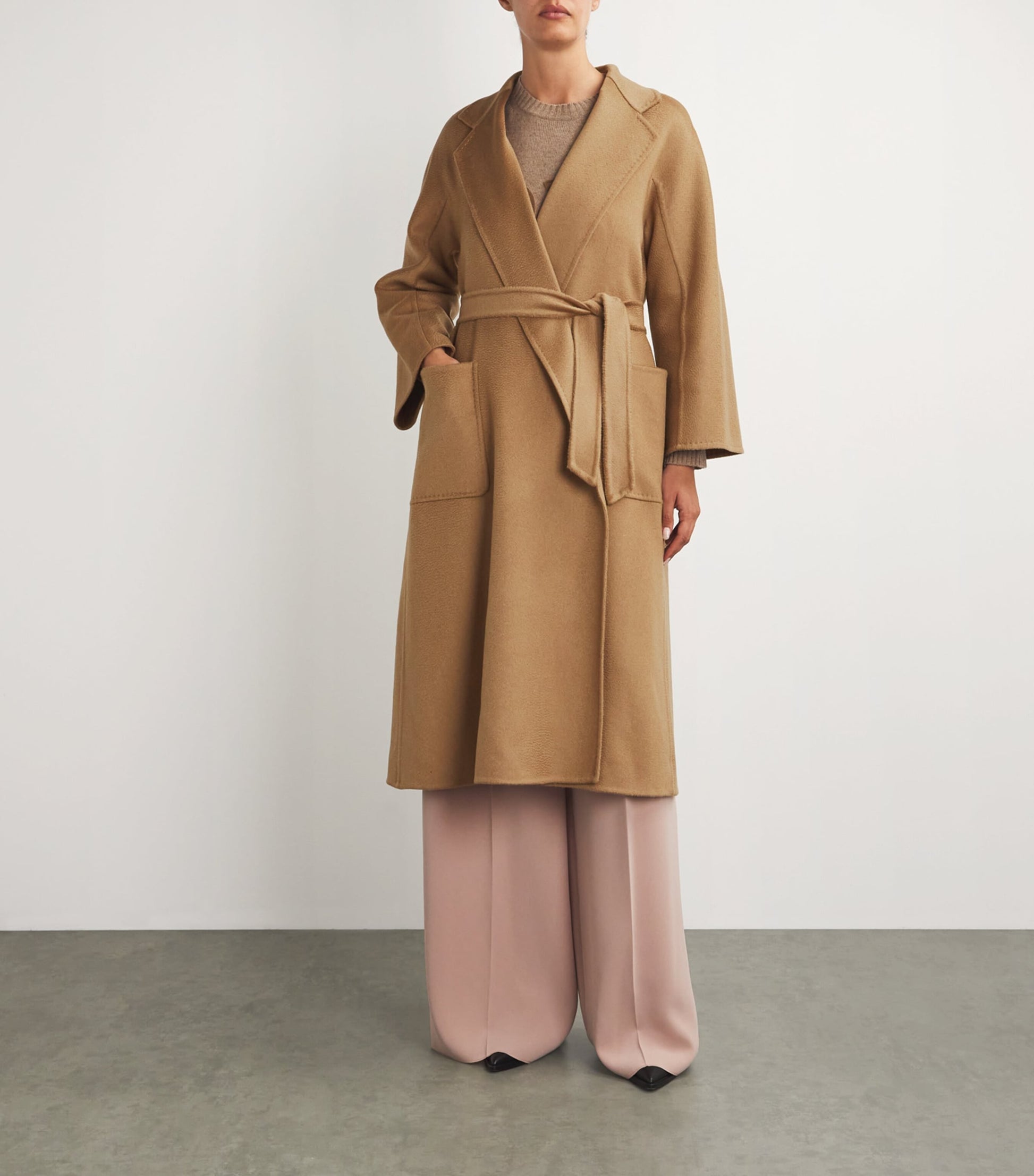Max Mara Beige Cashmere Ludmilla Coat