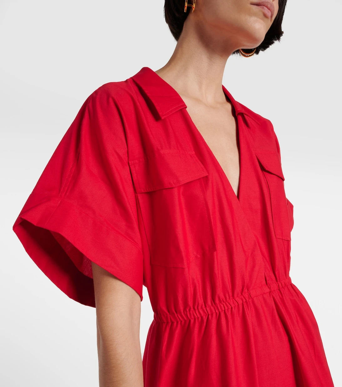 Adriana Degreas - Tiered cotton maxi dress