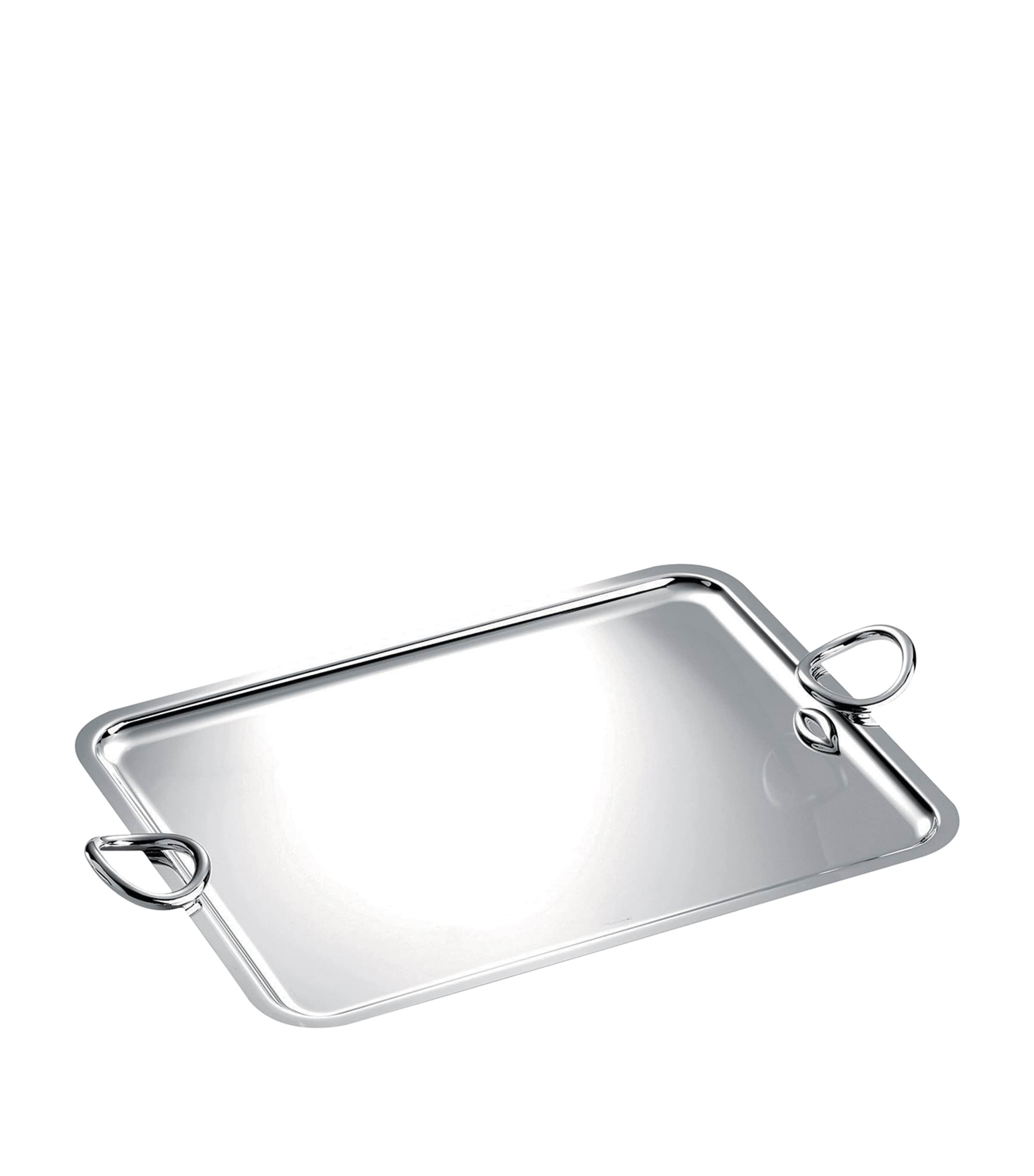 Silver-Plated Vertigo Handled Tray (53cm x 42cm)