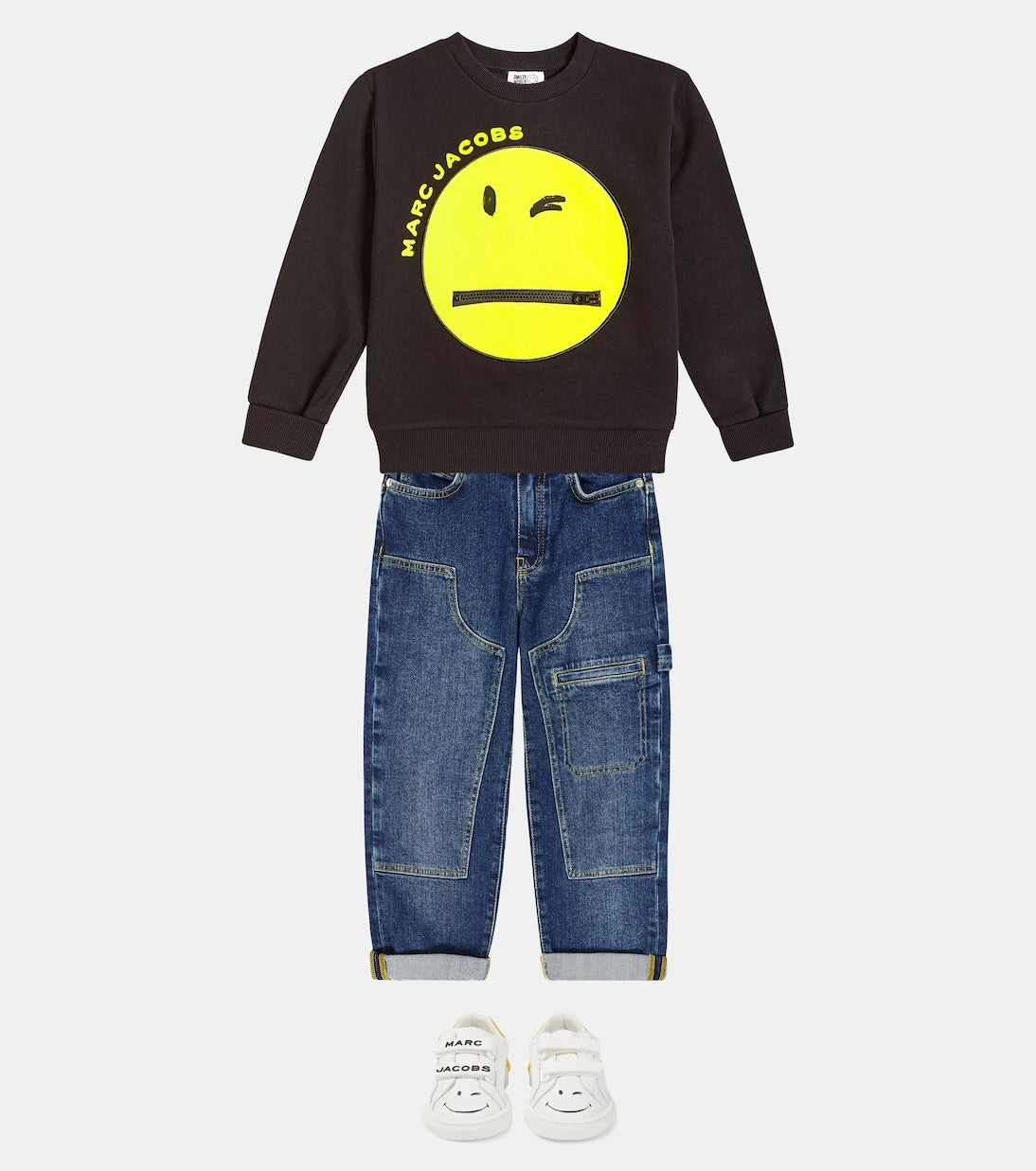 Marc Jacobs Kids - x Smiley World cotton jersey sweatshirt
