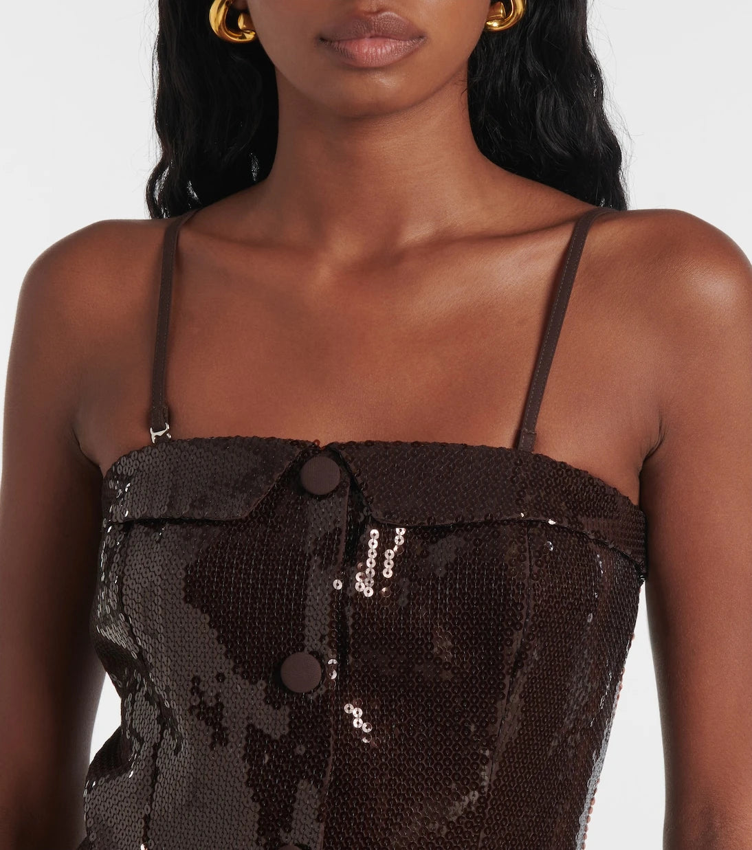 Rotate - Sequined midi dress