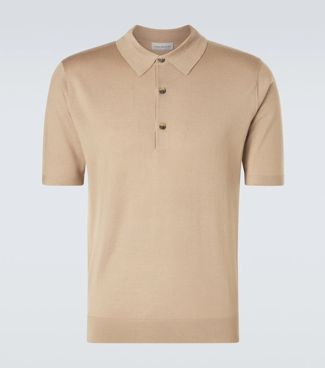 Dries Van Noten - Yünlü polo tişört
