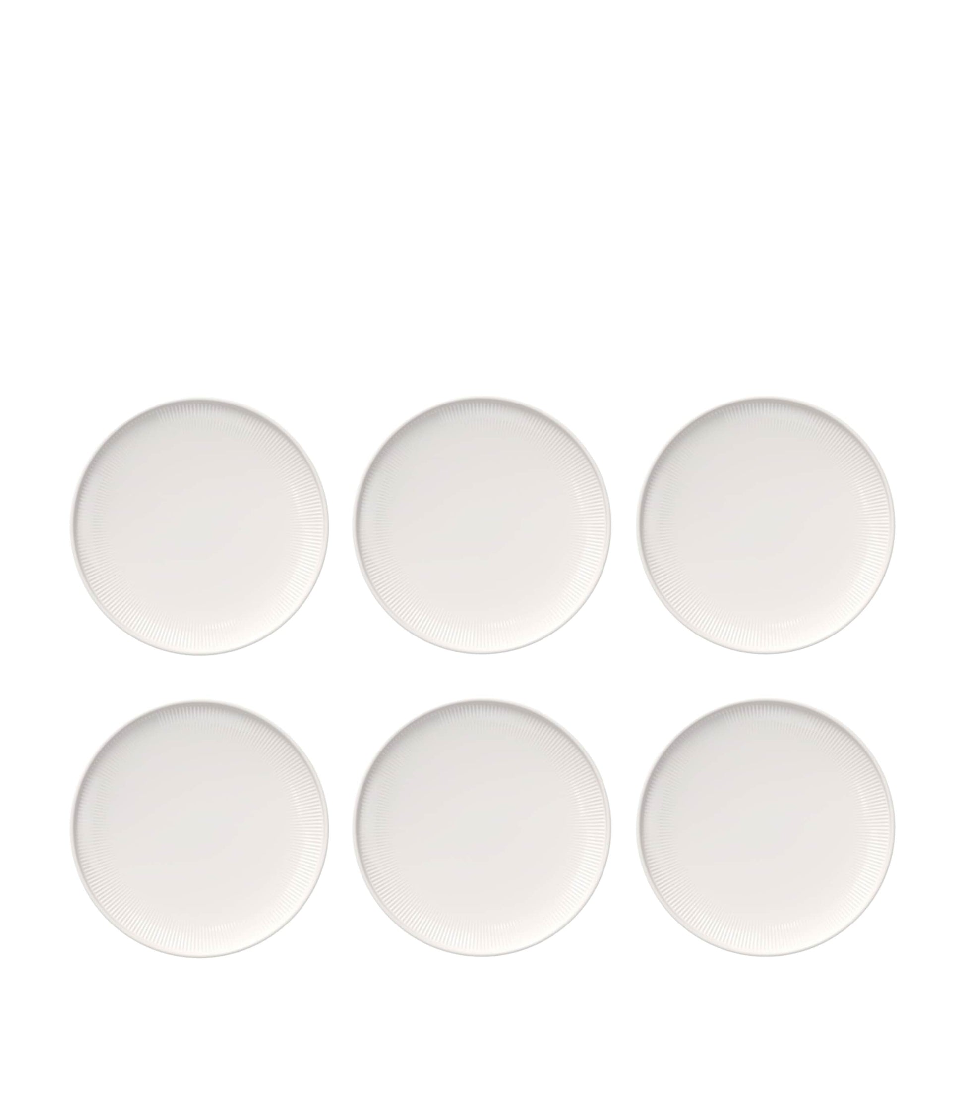 Villeroy & Boch Set of 6 Porcelain Afina Salad Plates (22cm)