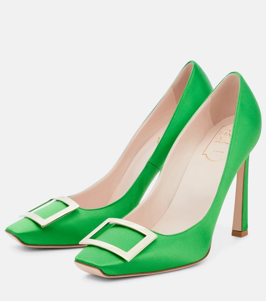 Roger Vivier - Trompette satin pumps