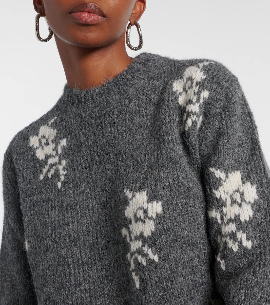 Jil Sander - Intarsia alpaca and wool-blend sweater