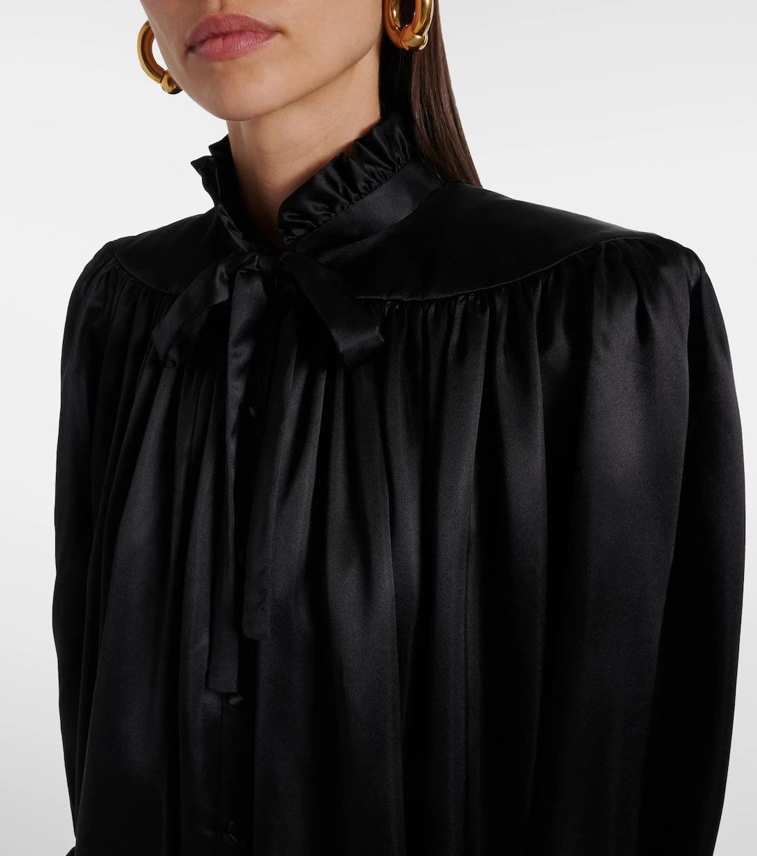Balenciaga - Silk satin blouse