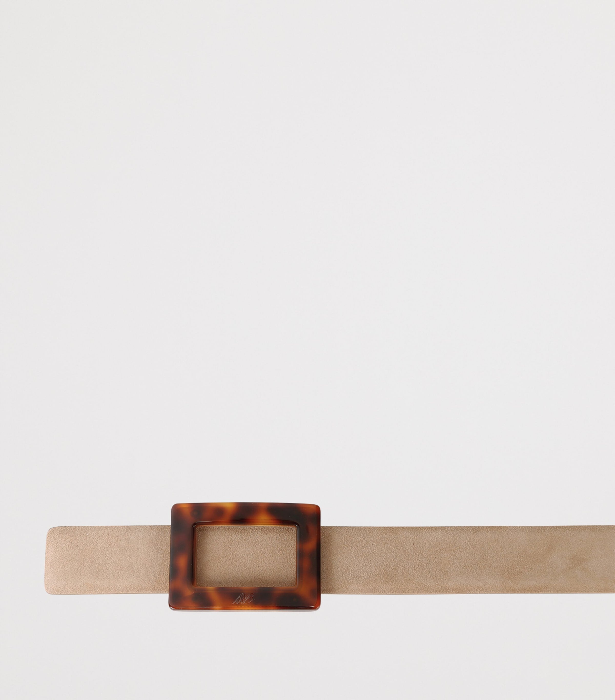 Roger Vivier Brown Suede Belle Vivier Belt