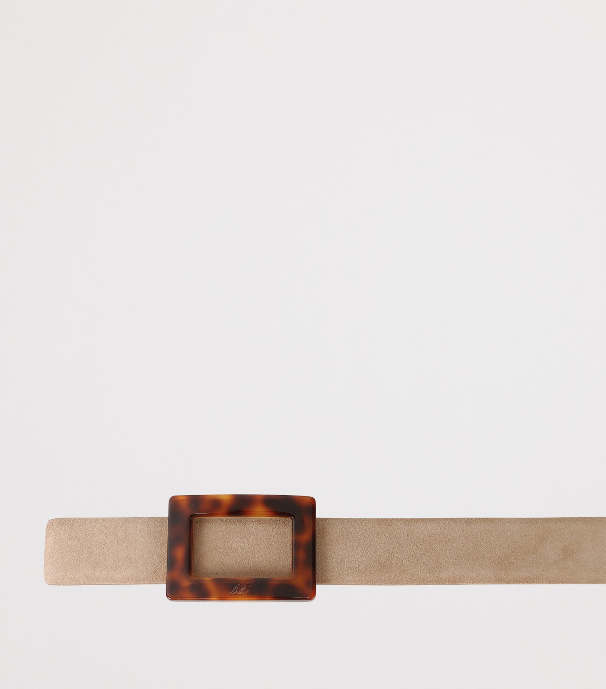 Roger Vivier Brown Suede Belle Vivier Belt