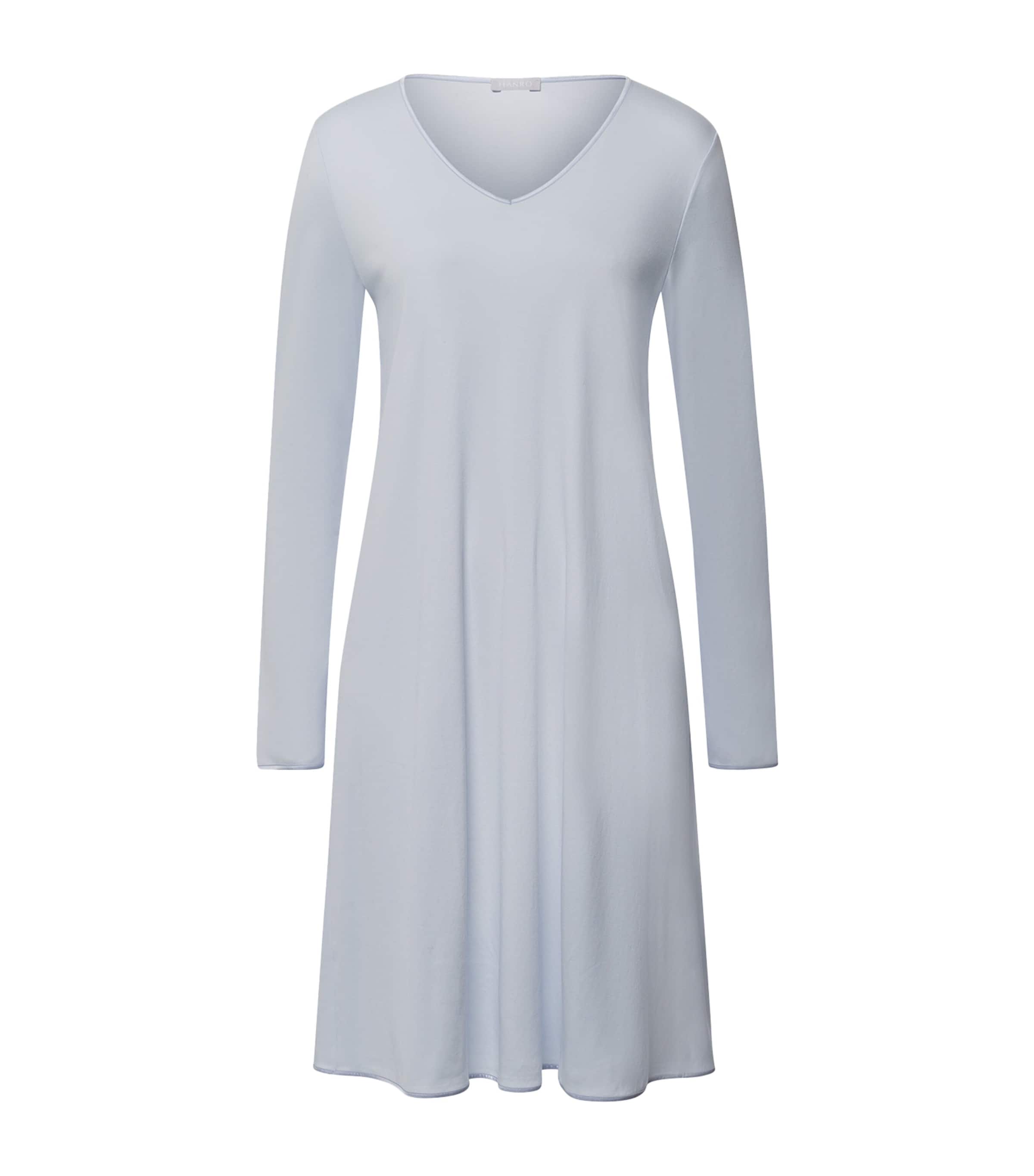 Hanro Cotton Long-Sleeve Nightdress