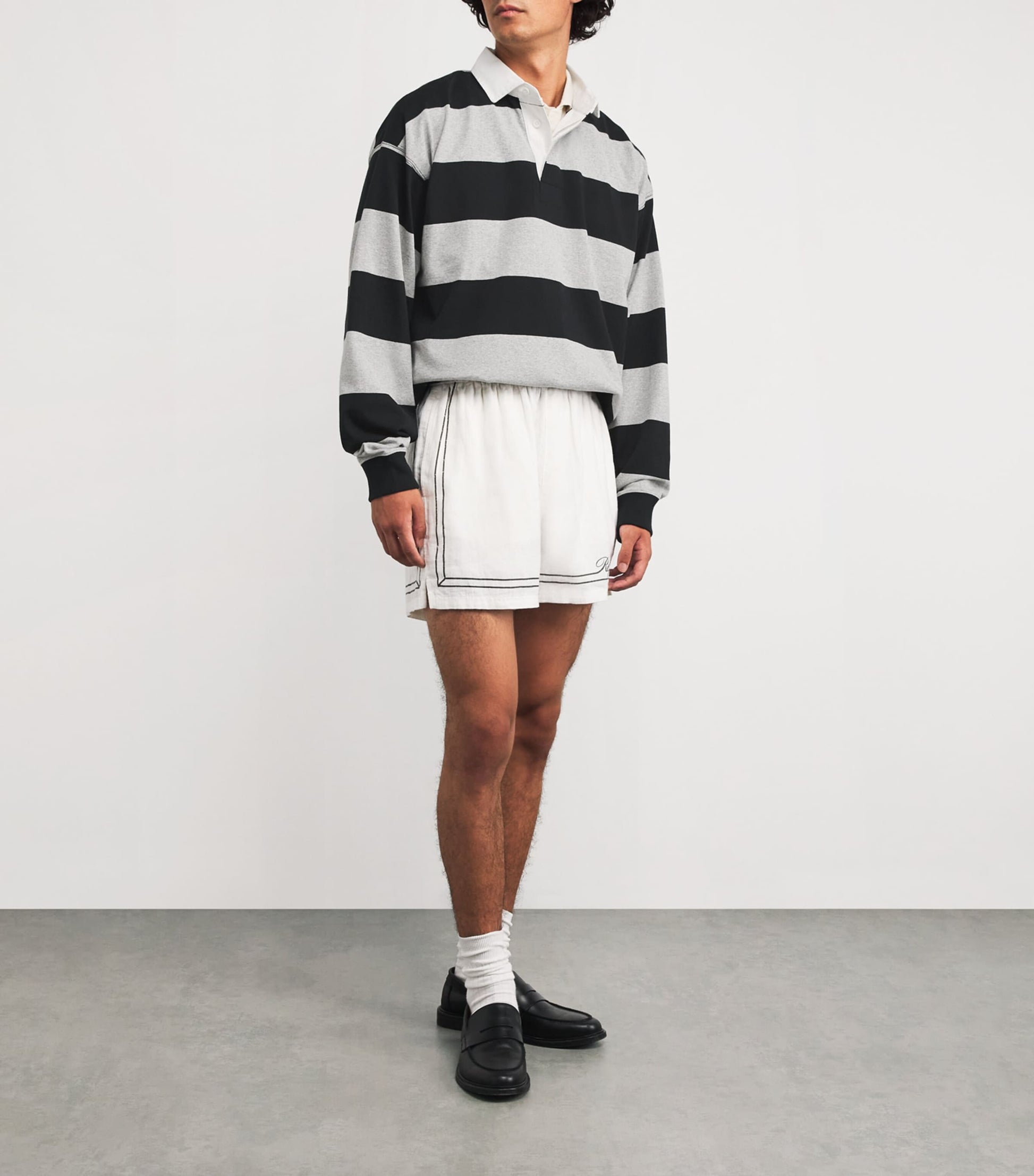 Polo Ralph Lauren Cotton Stripe Big Fit Rugby Shirt