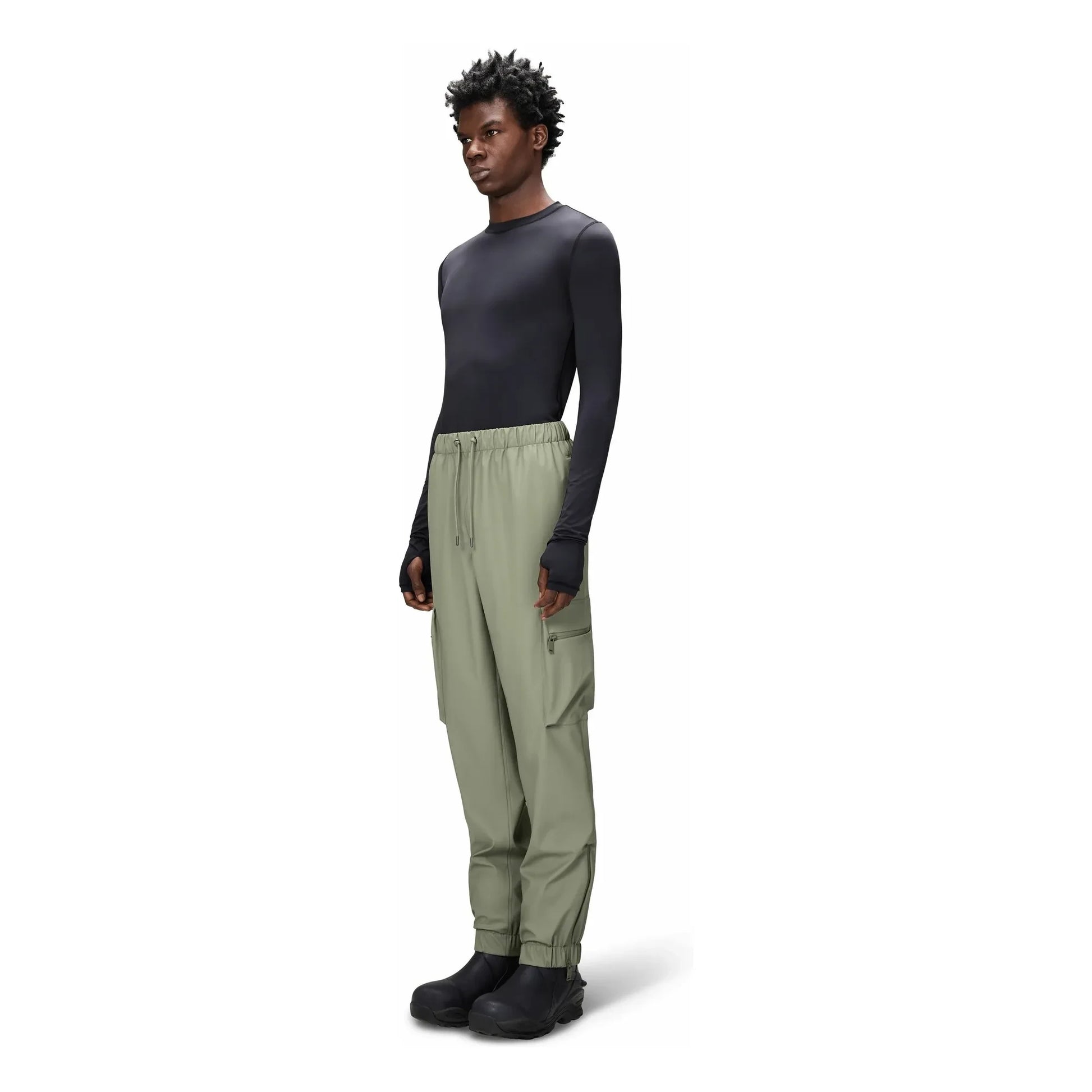 Rains - Waterproof Cargo Pants Regular W3 | Light khaki