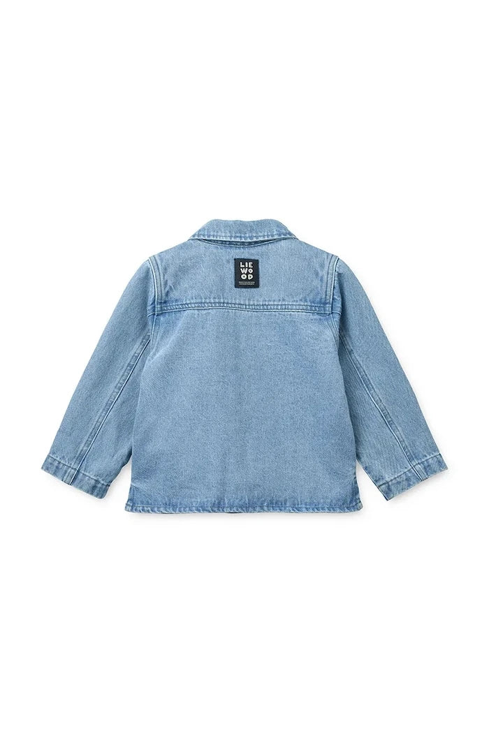 Liewood Kinsley Placement Denim Overshirt Çocuk Denim Ceket