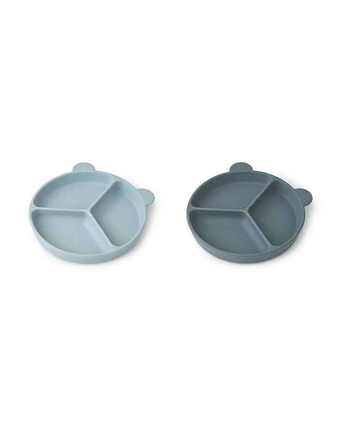Liewood Stacy Divider Vakumlu Tabak 2'li Set (2 Adet)